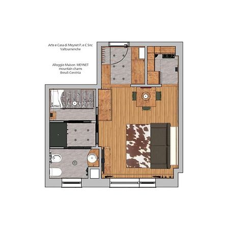 Maison Meynet Mountain Charm Breuil-Cervinia Bagian luar foto